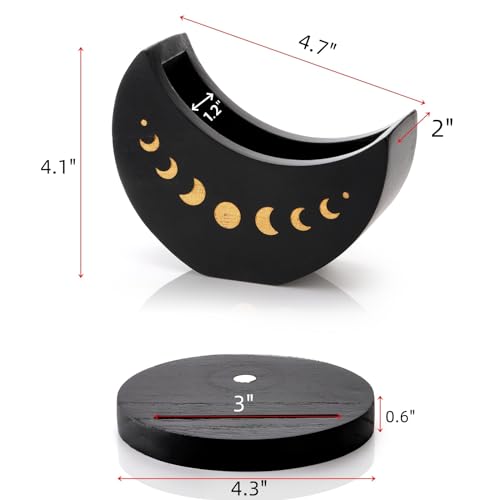Moon Shape Tarot Deck Holder & Stand Box