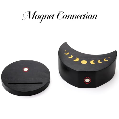 Moon Shape Tarot Deck Holder & Stand Box
