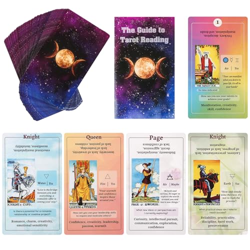 Beginner's Tarot Cards Set with Guide Book