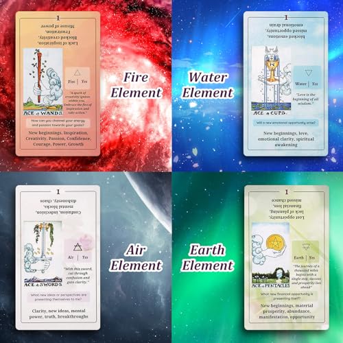 Beginner's Tarot Cards Set with Guide Book