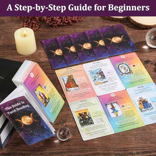 Beginner's Tarot Cards Set with Guide Book