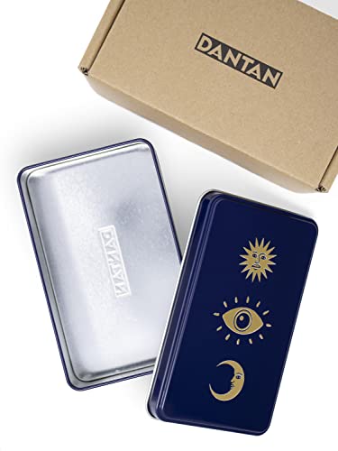 Metal storage box for Tarot cards deck, small size