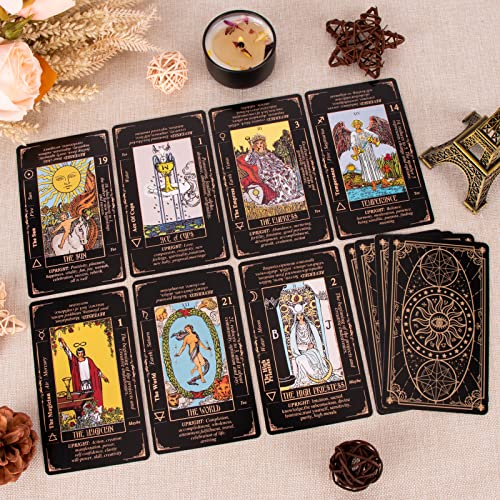 KLEDERY Classic Tarot Cards with Beginner's Guide Book