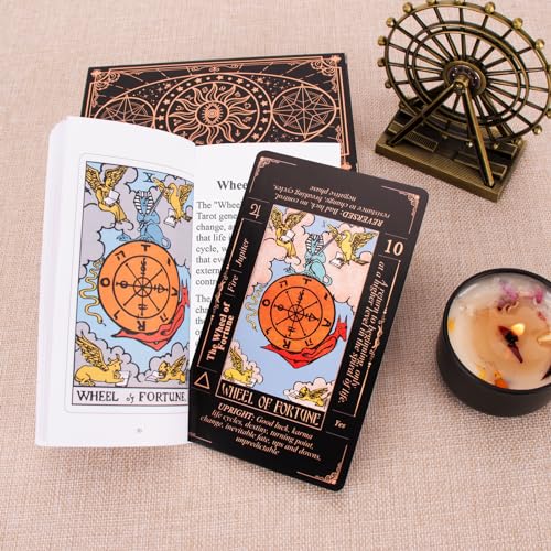 KLEDERY Classic Tarot Cards with Beginner's Guide Book
