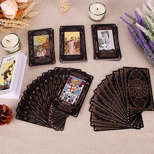 KLEDERY Classic Tarot Cards with Beginner's Guide Book