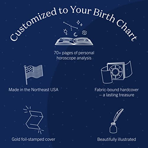 Personalized Birth Chart Tarot Book - Hardcover, 70+ Pages