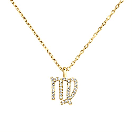 Astrology Zodiac Necklace in 14K Gold Plating