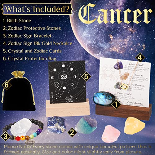 Cancer Zodiac Birthstone Gifts for Women with Healing Stone