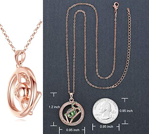 Leafael Leo Constellation Pendant Necklace July/August Birthstone