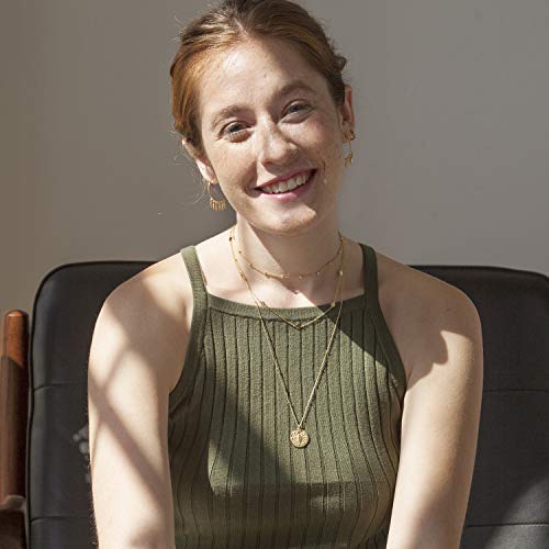 Zodiac Coin Embossed Necklace 12 Constellation Astrology Pendant