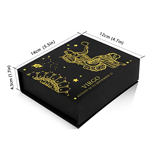 Zodiac Birthstones Healing Crystals Bracelet Set - Tarot Cards