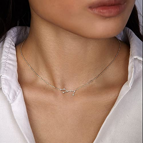 Virgo Constellation Zodiac Necklace for Astrology Lovers