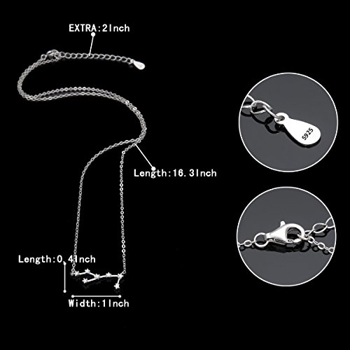 Virgo Constellation Zodiac Necklace for Astrology Lovers