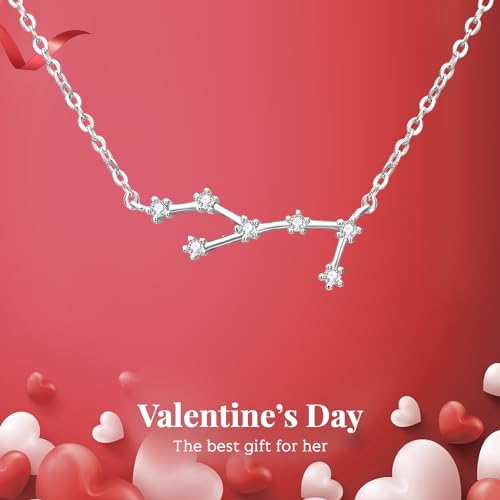 Virgo Constellation Zodiac Necklace for Astrology Lovers