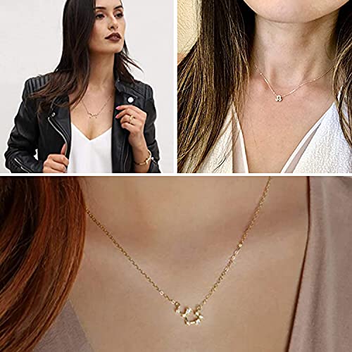 Set of 3 Zodiac Constellation Sign Pendant Necklaces