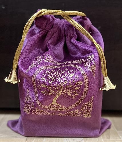 Soft Velvet Pouch for Tarot, Altar, Rune, Gift