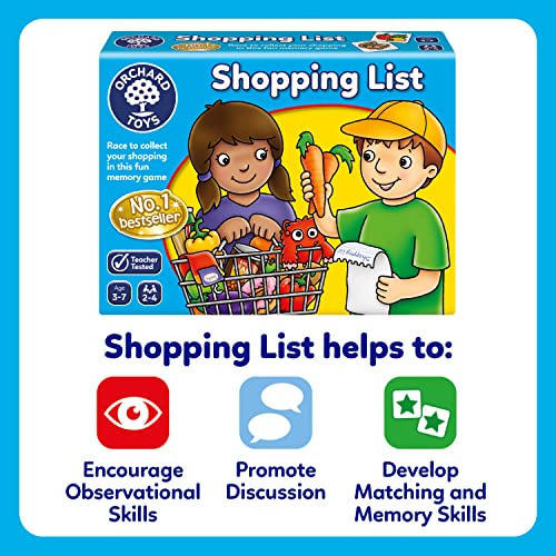 Orchard Toys Shopping List Memory Game - Age 3-7