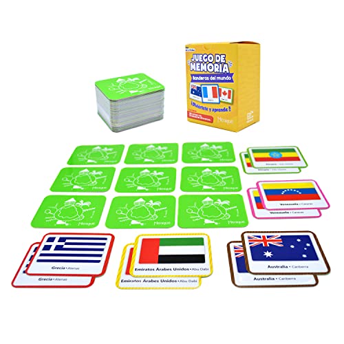 World flags memory game for kids & adults