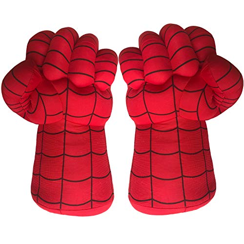 Soft Plush Superhero Gloves for Kids