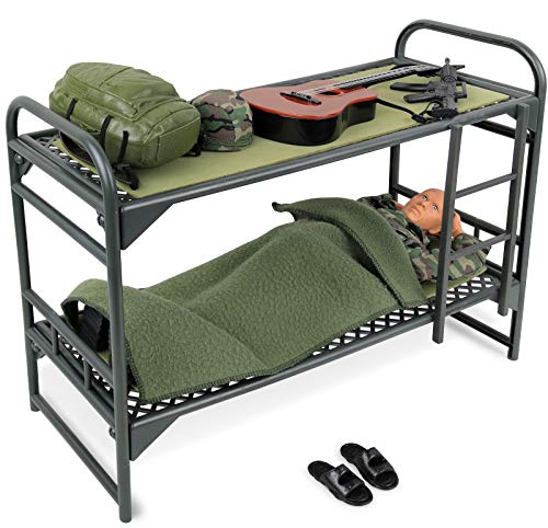 Military Camp Action Figure Play Set for Boys