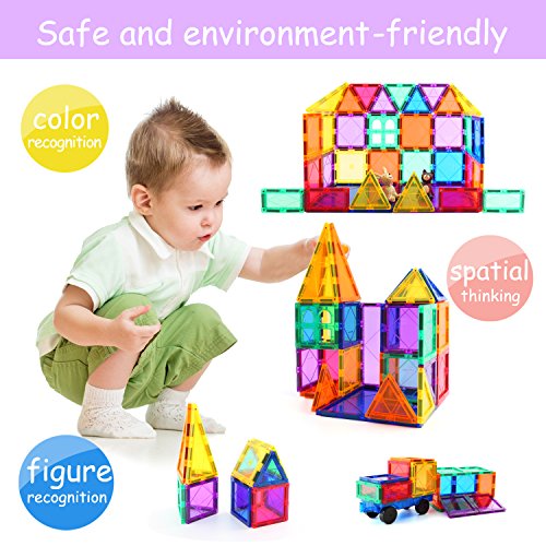 Magical 60pc 3D Magnetic Building Blocks Set