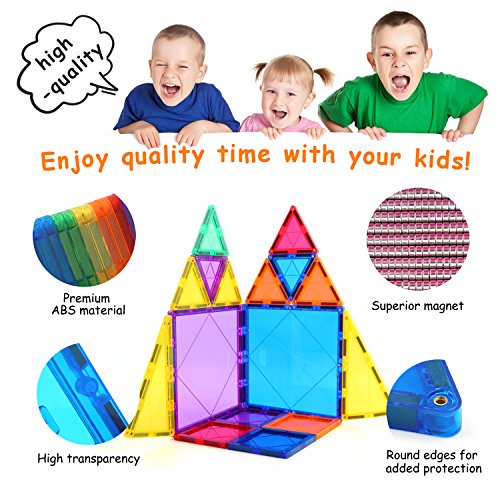 Magical 60pc 3D Magnetic Building Blocks Set
