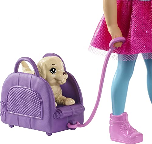 Barbie Dreamhouse Travel Set with Accessories & Dolls