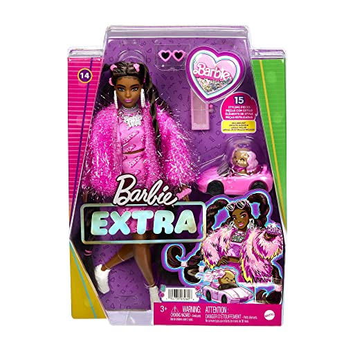 Barbie Extra Doll with Accessories & Pet Puppy