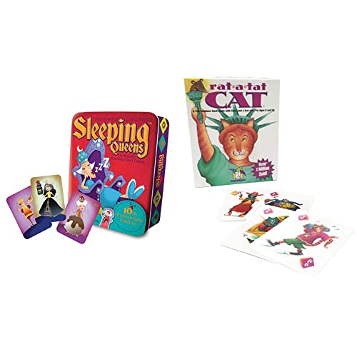 Rat-A-Tat-Cat & Sleeping Queens Tin Card Game