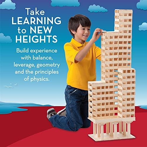 KEVA Structures 400 Planks - 3D Building Kit for Kids