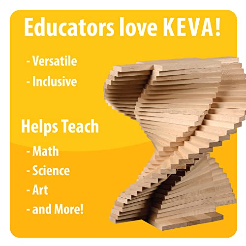 KEVA Structures 400 Planks - 3D Building Kit for Kids