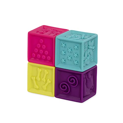 B. Toys Baby Blocks – 10 Developmental Stacking Toys