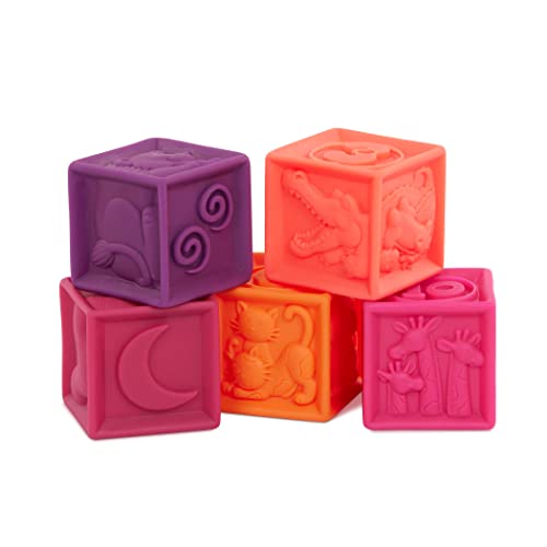 B. Toys Baby Blocks – 10 Developmental Stacking Toys