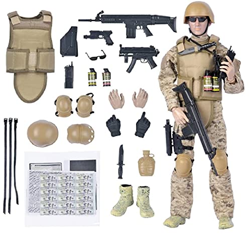 Special Forces Action Figures for Kids 1:6 Scale