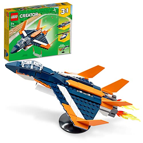 LEGO 3in1 Supersonic Toy Set, Buildable Vehicle - 7+ Years