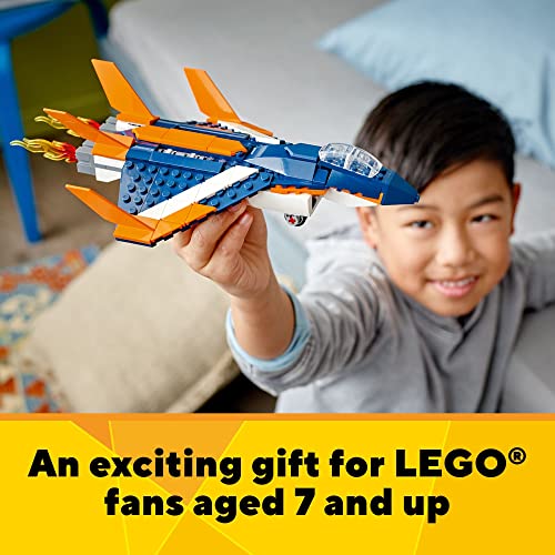 LEGO 3in1 Supersonic Toy Set, Buildable Vehicle - 7+ Years