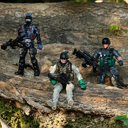 18 Piece Special Forces Army Action Figures Set
