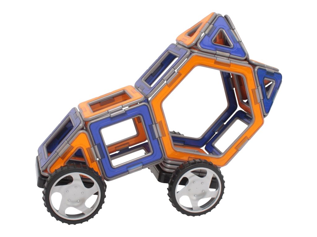 XL Magnetic Cruiser Building Blocks with Wheels