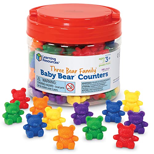 Baby Bear Counters - 102pcs - Math Games & Learning Toys