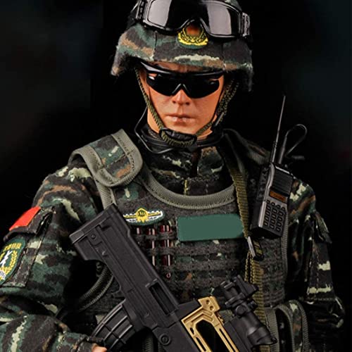 Realistic Military Action Figure Collection with Accessories