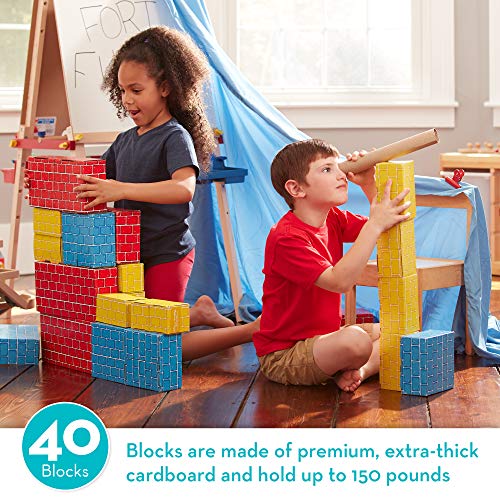 Melissa & Doug Jumbo Cardboard Building Blocks