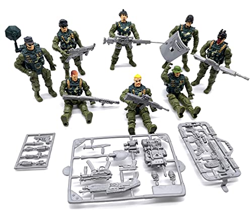 Army Men Soldiers Playset with Realistic Accessories