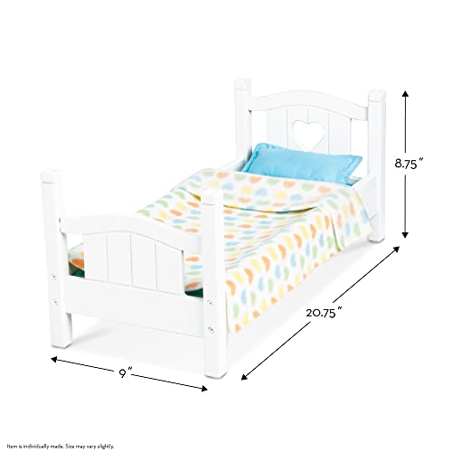 Wooden Doll Bed for Kids and Babies