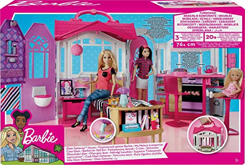 Barbie Getaway Dollhouse with Furniture and Accessories