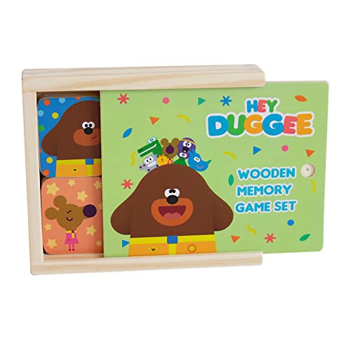 Hey Duggee 1079 Wooden Memory Match Game, Age 2 Years+