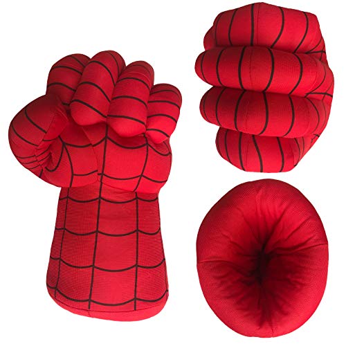Soft Plush Superhero Gloves for Kids