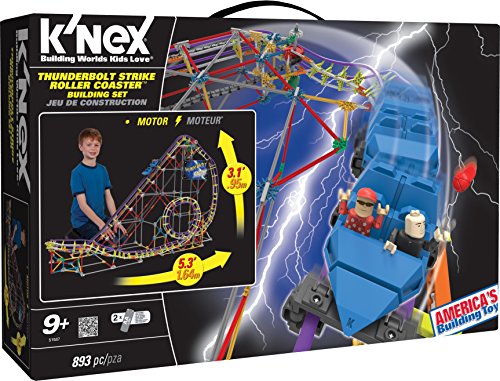 K'NEX Thunderbolt Strike Roller Coaster Set