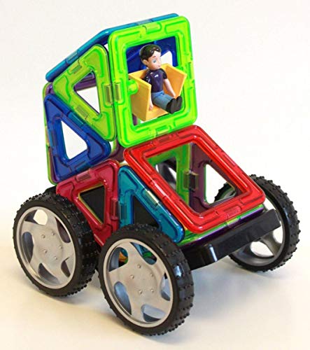 16-Piece Magnetic Vehicle Building Set