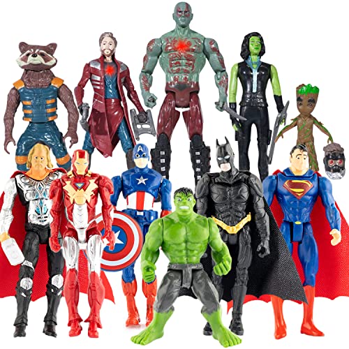 Ultimate Superhero Action Figures Set - Galaxy Heroes