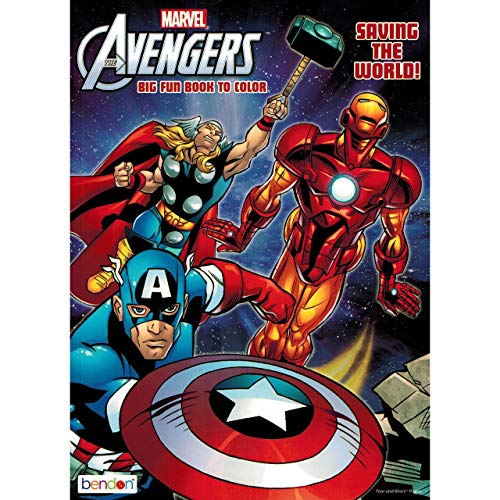 Avengers Coloring Book - 80 Pages